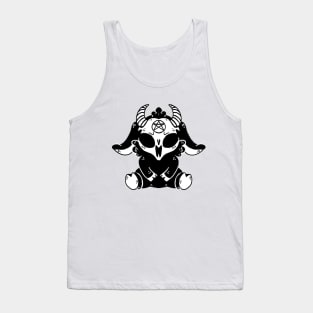 Adorable creepy goat Tank Top